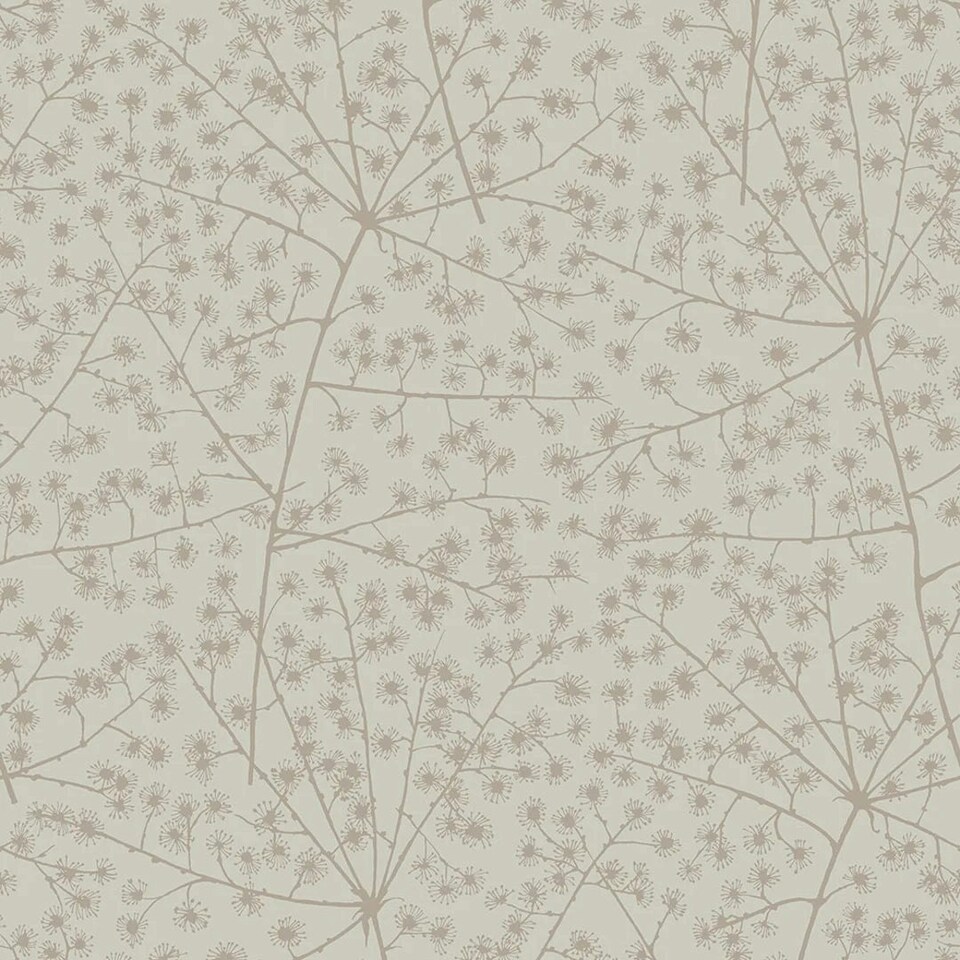 Sample of Catkin wallpaper in Sage Green Multi