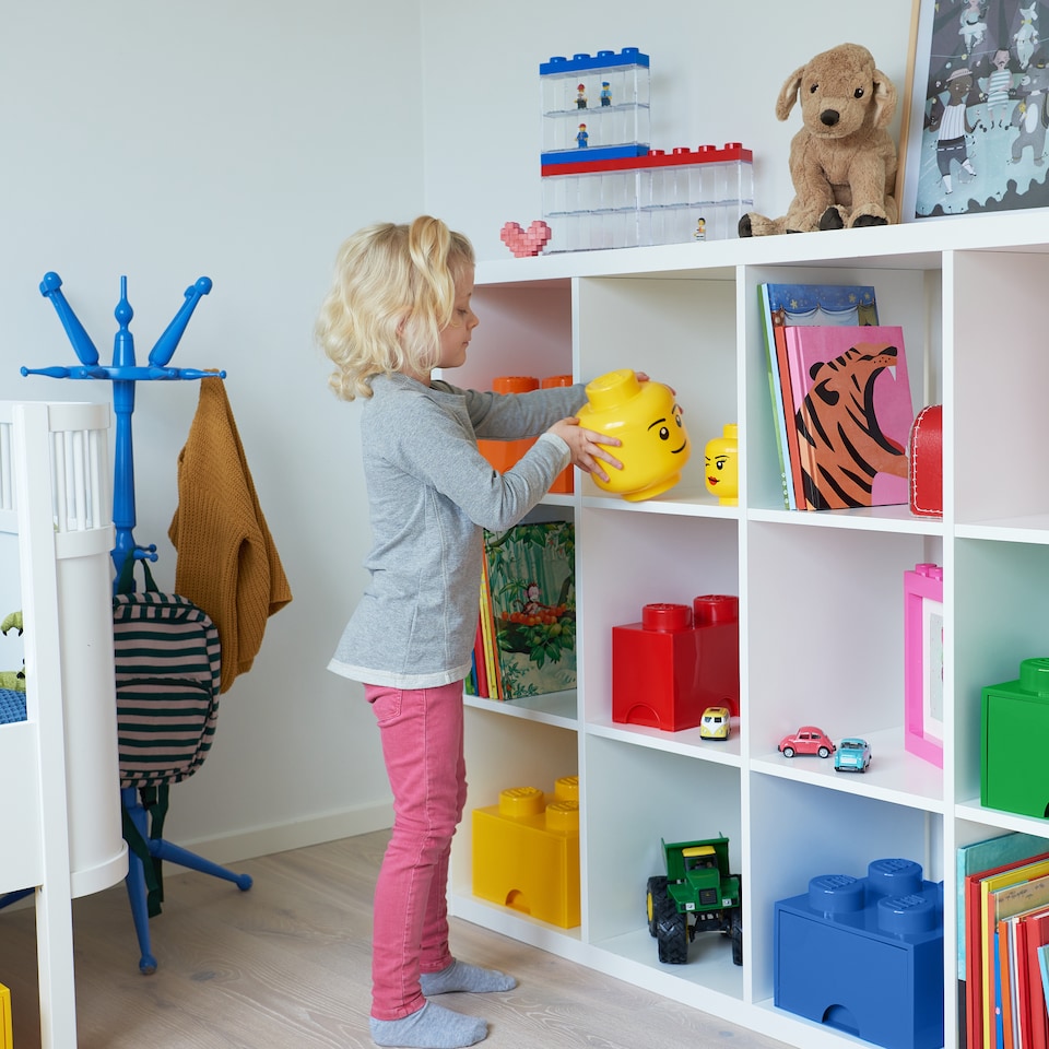 image 1 of LEGO Storage Brick 2 Stud - Red