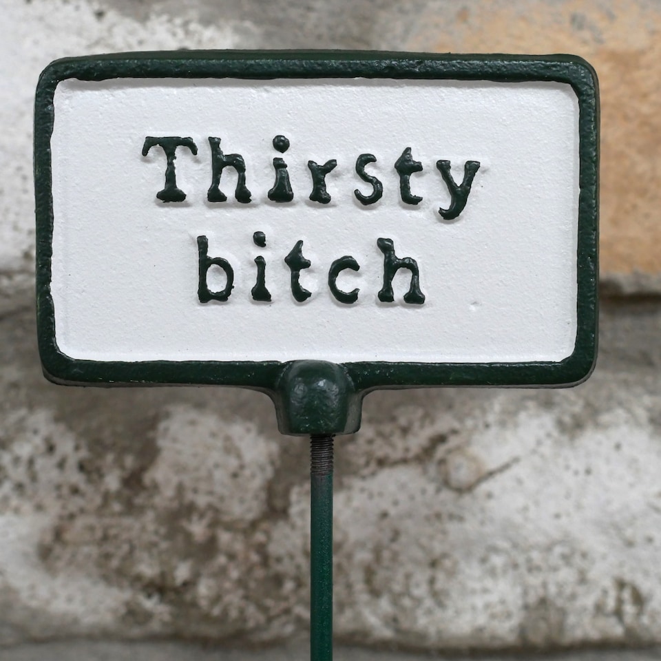 image 1 of Garden Plant Sign Stake Plaque