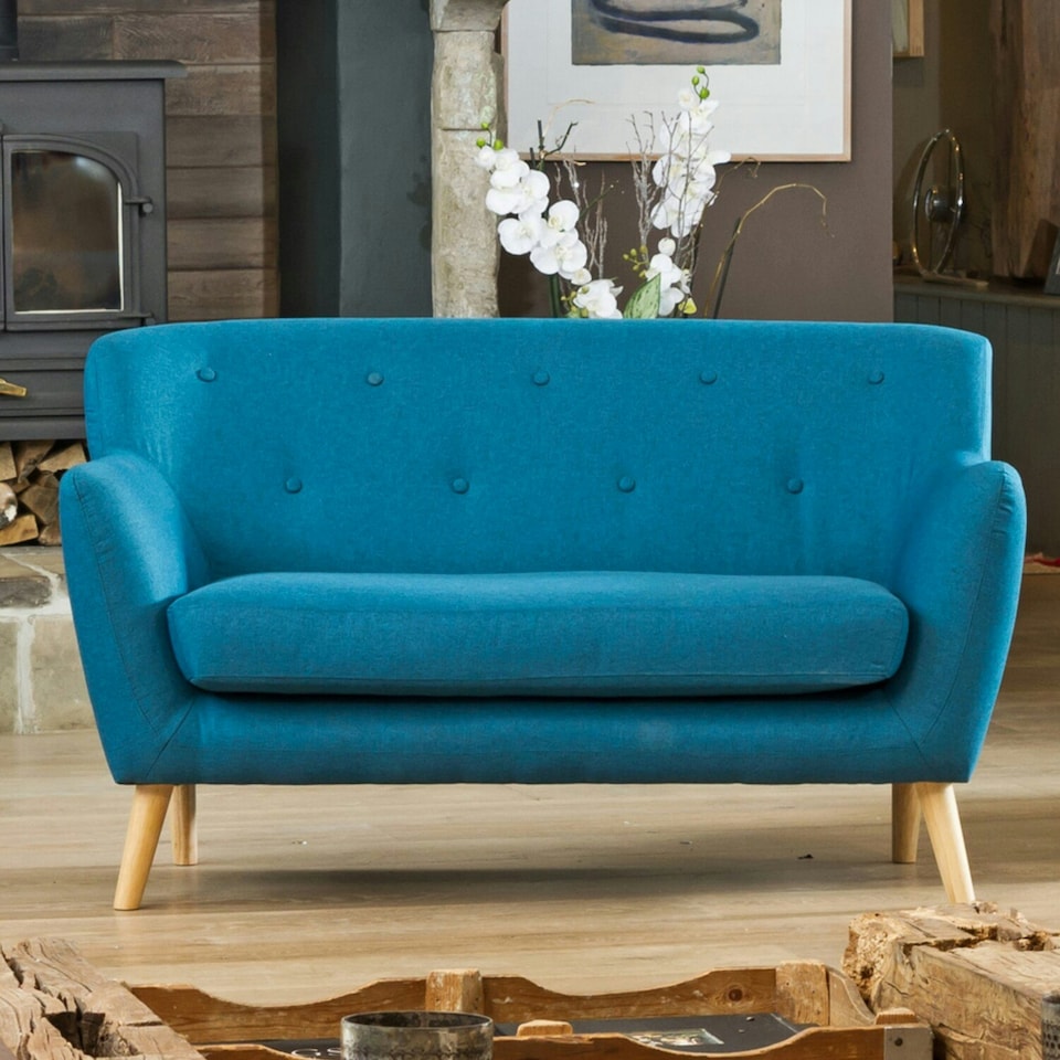 image 1 of Lynwood 2 Seat Sofa - Teal