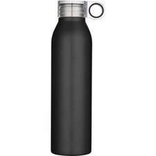Floso Grom Stainless Steel 650ml Water Bottle | Black | Solid Black | 1