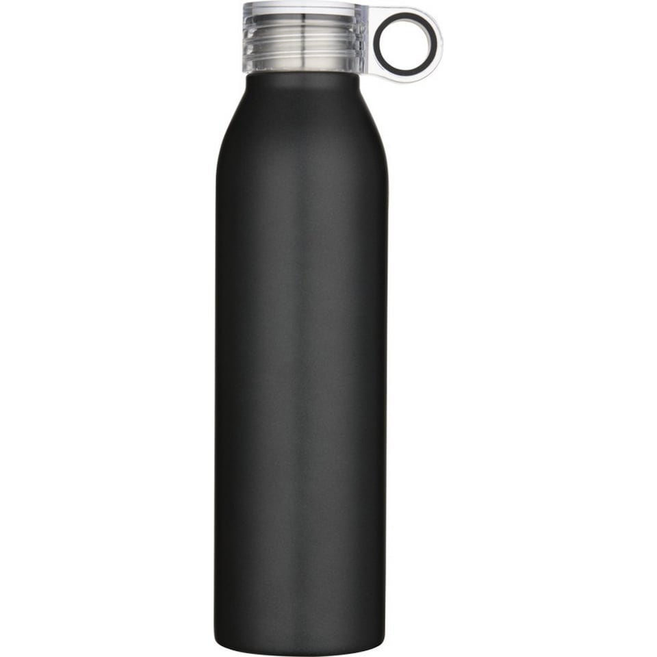 image 1 of Floso Grom Stainless Steel 650ml Water Bottle | Black | Solid Black | 1