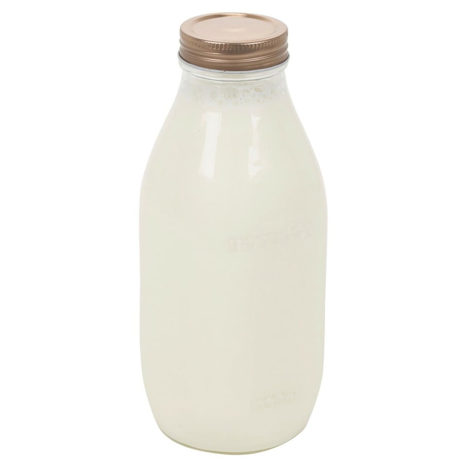 image 1 of 1L Glass Bottles Drink Smoothie With Lid 1000ml | Clear | 1L | 1