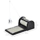 image 4 of PawHut Cat Scratcher Sisal Board with Roller Feather Toy, Grey