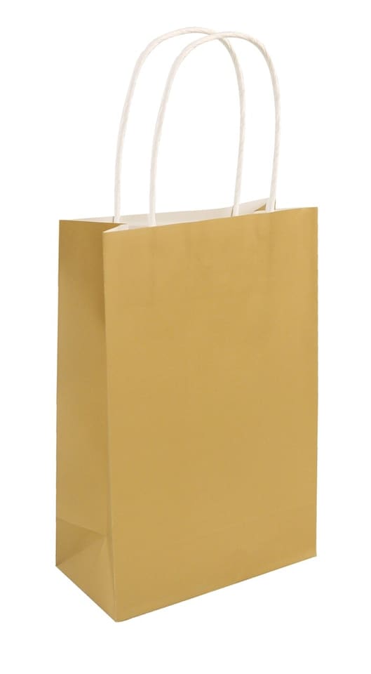 image 1 of Gold Bag with Handle