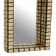 image 2 of Interiors by Premier Tall Black Wall Mirror with Shell Mosaic Inlay, Rectangular Decorative Mirror for Hallway or Bedroom Gold