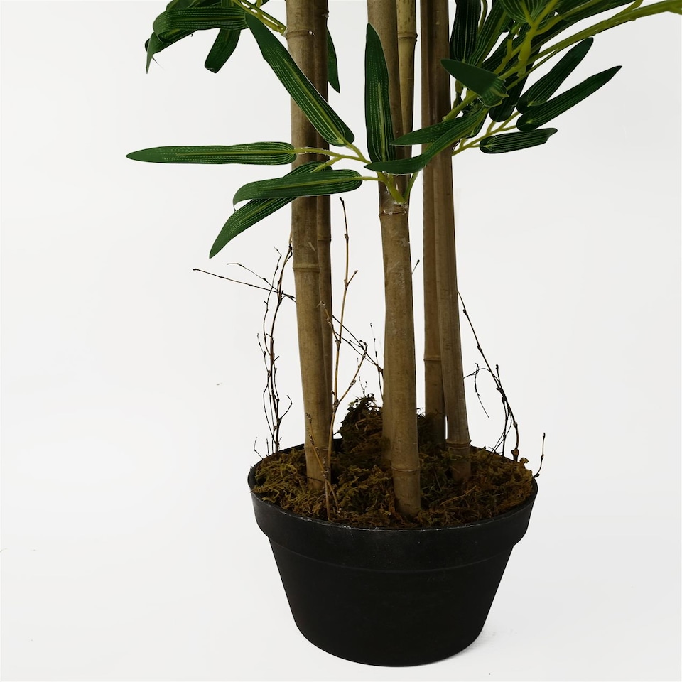 image 1 of 150cm (5ft) Artificial Bamboo Plants Trees Green | Green | 5ft
