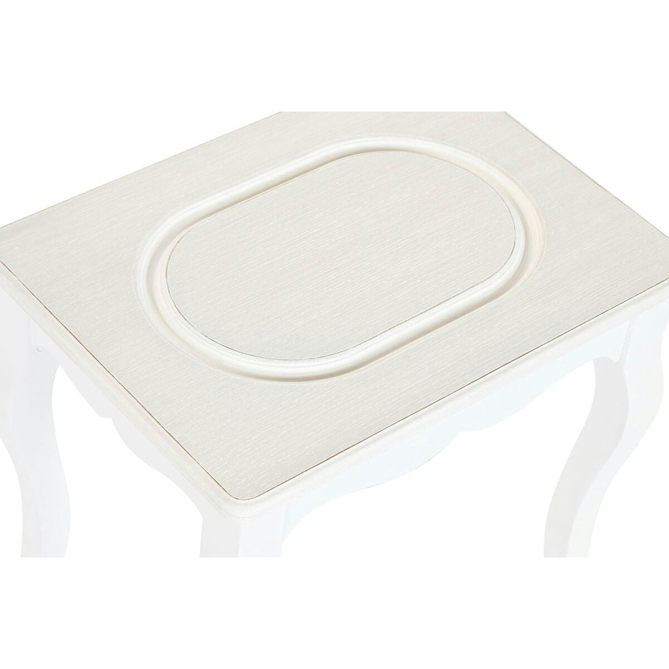 image 1 of Side table Home ESPRIT White Light grey 53 x 35 x 47 cm N/A