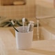 image 5 of COSMIC Toothbrush holder, Mandarin, Soft-finish coating, Saku Collection