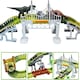 image 7 of Dino World Flexible Slot Car Race Track Set – 144-Piece Dinosaur Track Playset with Battery-Operated Car, Light-Up Features, Bridges & Accessories