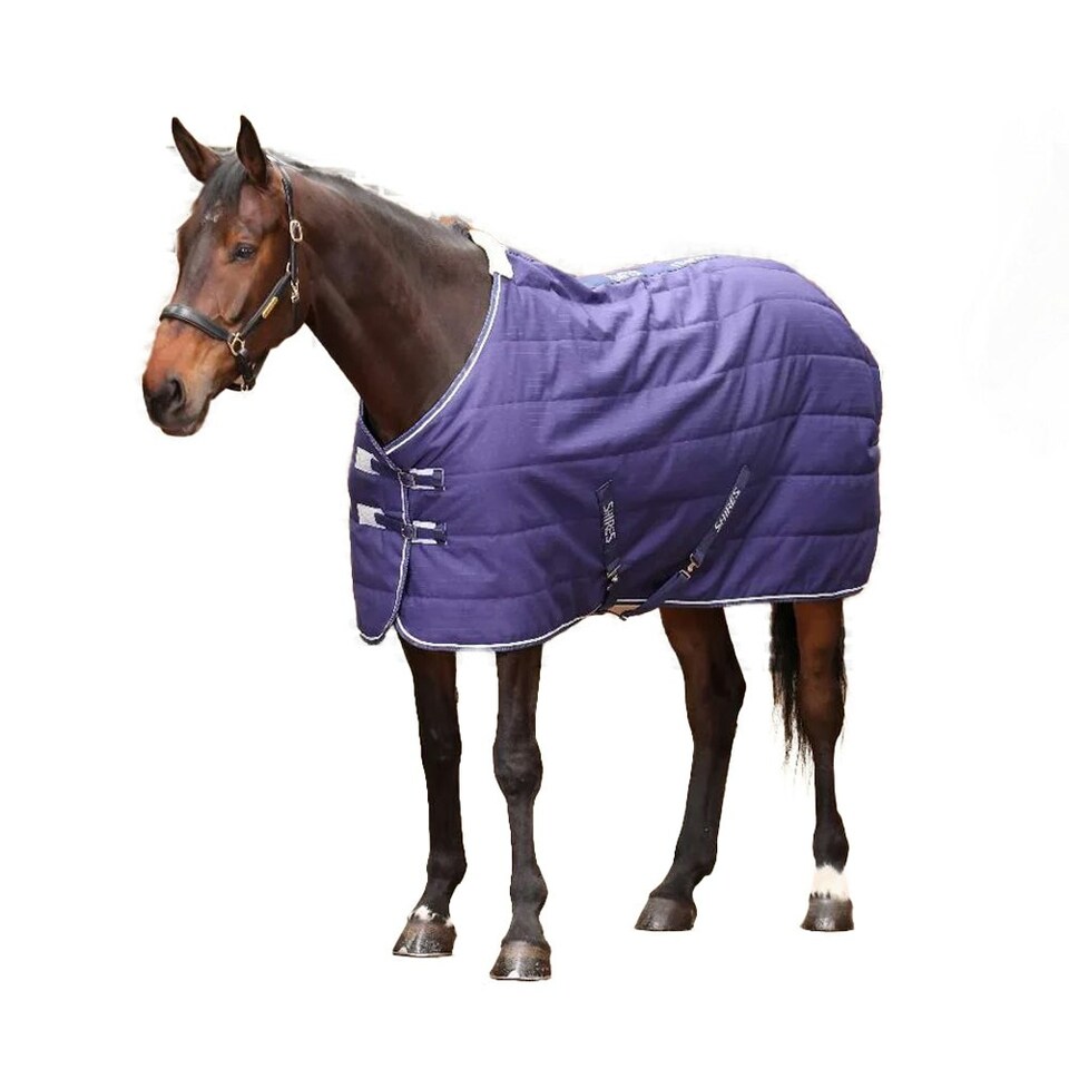 image 1 of Shires Tempest Original 100 Standard-Neck Horse Stable Rug - Navy - 6´