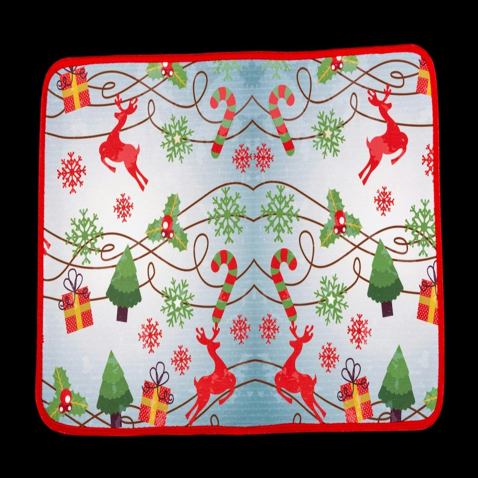 image 1 of 1 x Christmas Doormat Christmas Theme Printed Soft Anti-Slip Floor Mats Rugs Merry Christmas Indoor Outdoor Entrance Bathr