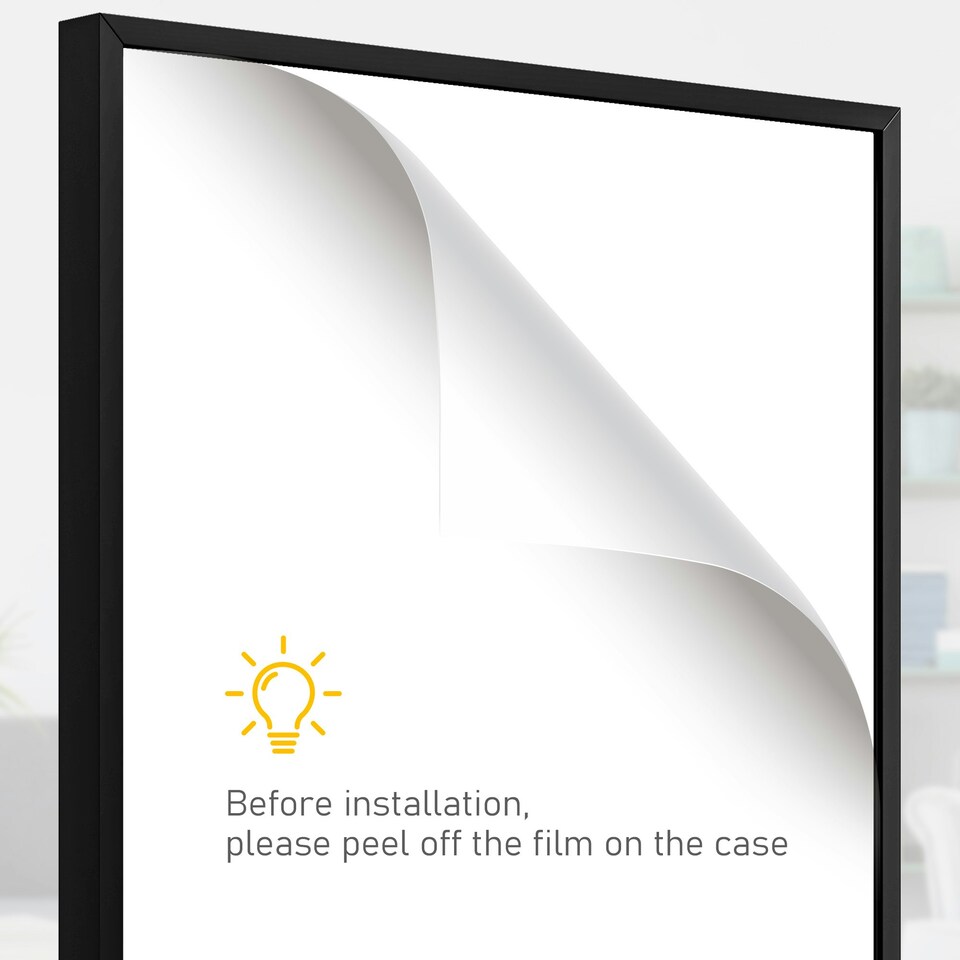 image 1 of HOMCOM Football Shirt Frame with UV Protection Acrylic Panel, 60 x 80 cm