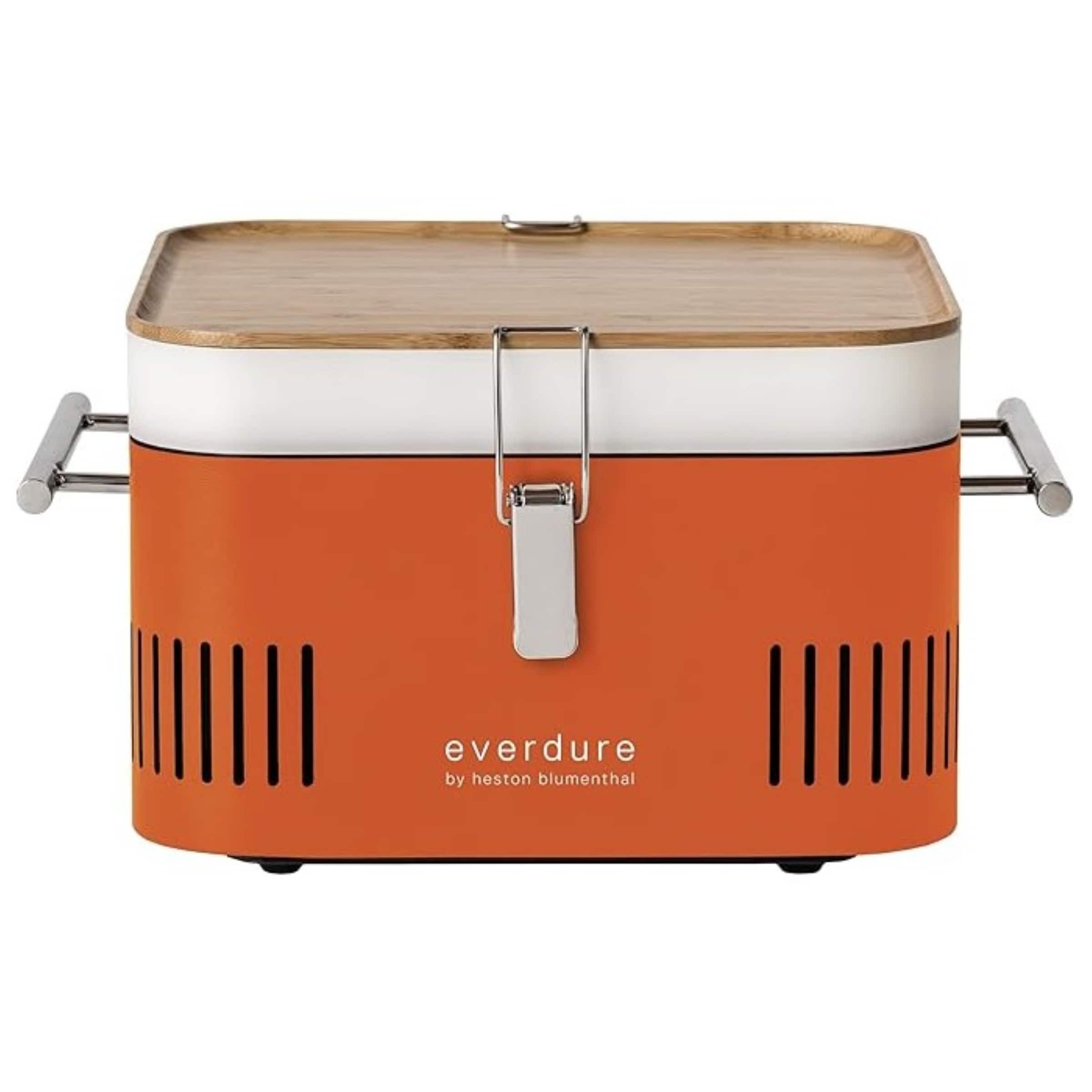 Everdure CUBE Portable Charcoal Barbecue | Orange