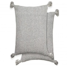 Hartley Cushion Cover 43cm x 43cm Grey | Grey | Grey