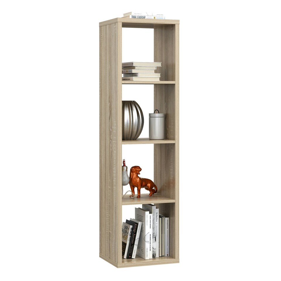 image 1 of Mauro 3 Shelves Storage Unit in Sonoma Oak