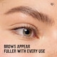 image 8 of Revlon Photoready Brow Gel, Dark Rich Brown Tinted Eye Makeup Grooming Mascara