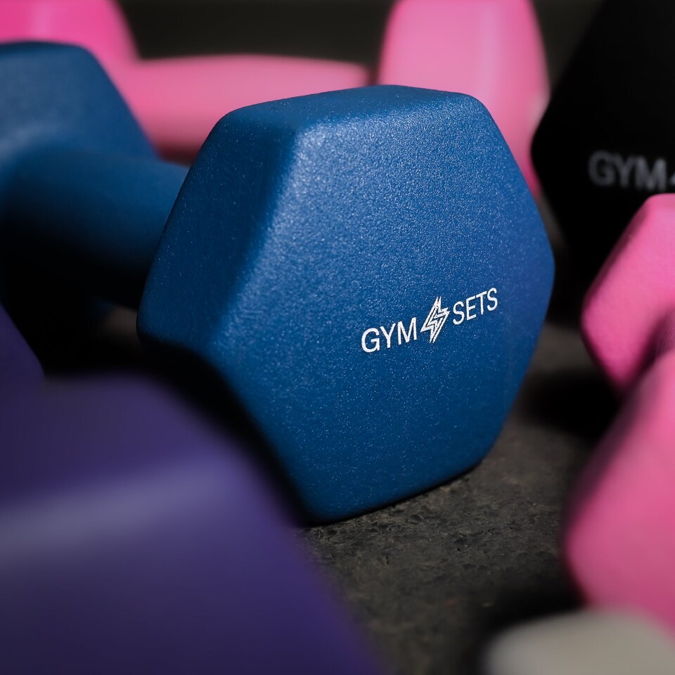 image 1 of GYM SETS Neoprene Dumbbell Pairs | 2x 3kg (Pair)