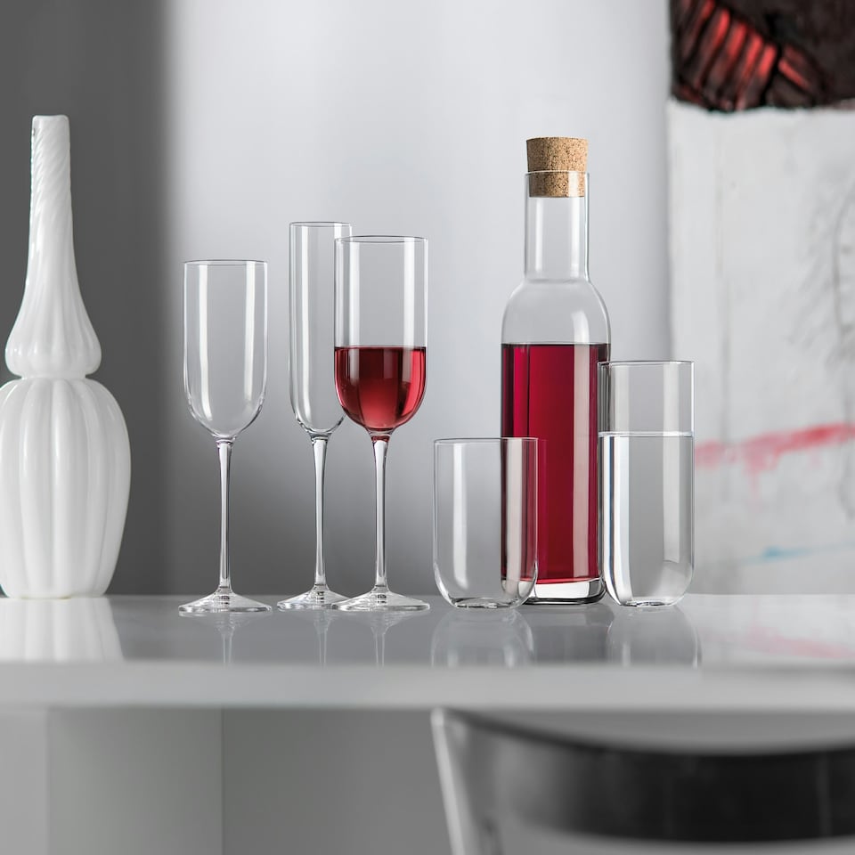 image 1 of Luigi Bormioli Sublime Red Wine Glasses Set 400 ml Crystal Glassware - Pack of 4