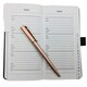 image 2 of Slim Tan Address Book & Pen