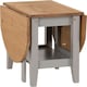 image 2 of Santos Drop Leaf Extending Coffee Table Grey