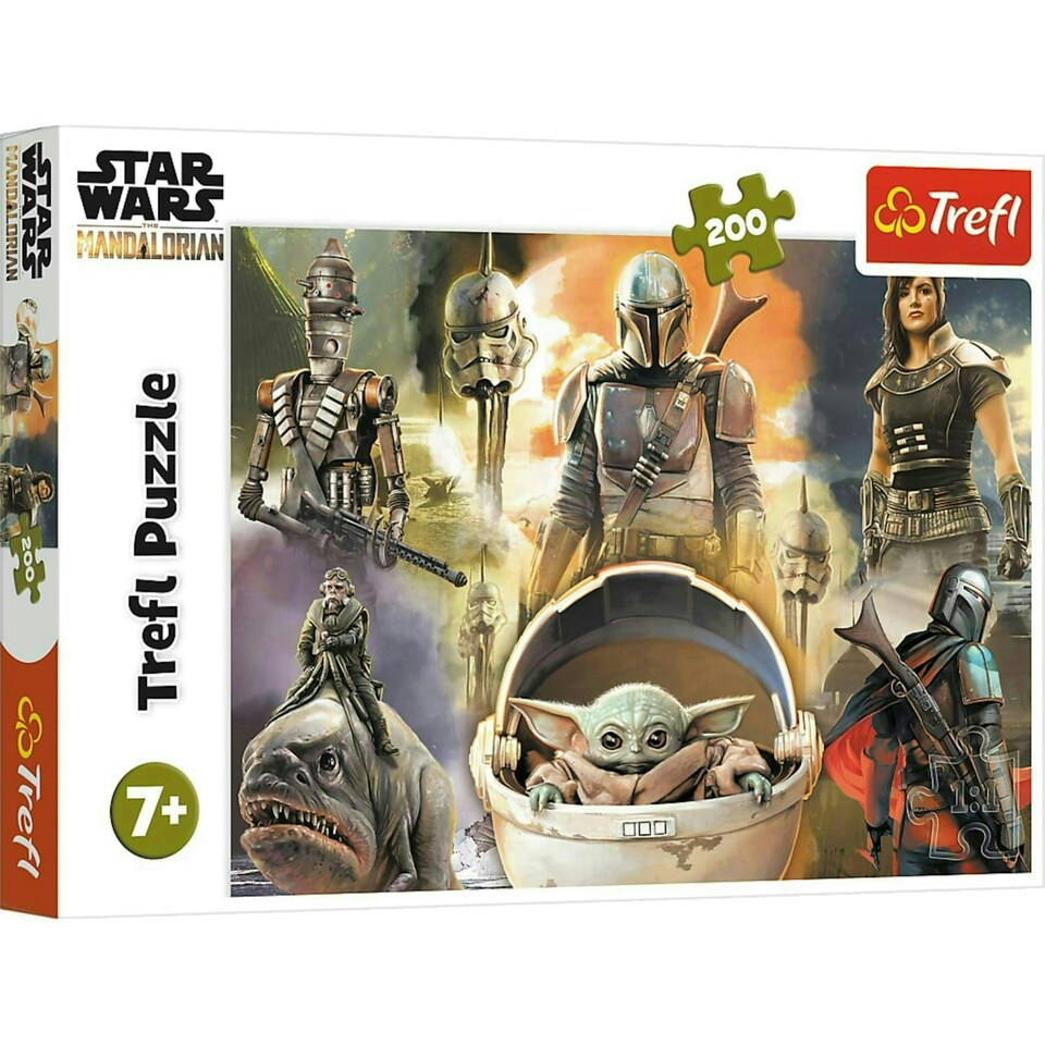image 1 of Trefl Star Wars Mandalorian Ready to Fight Puzzle - 200 Pieces
