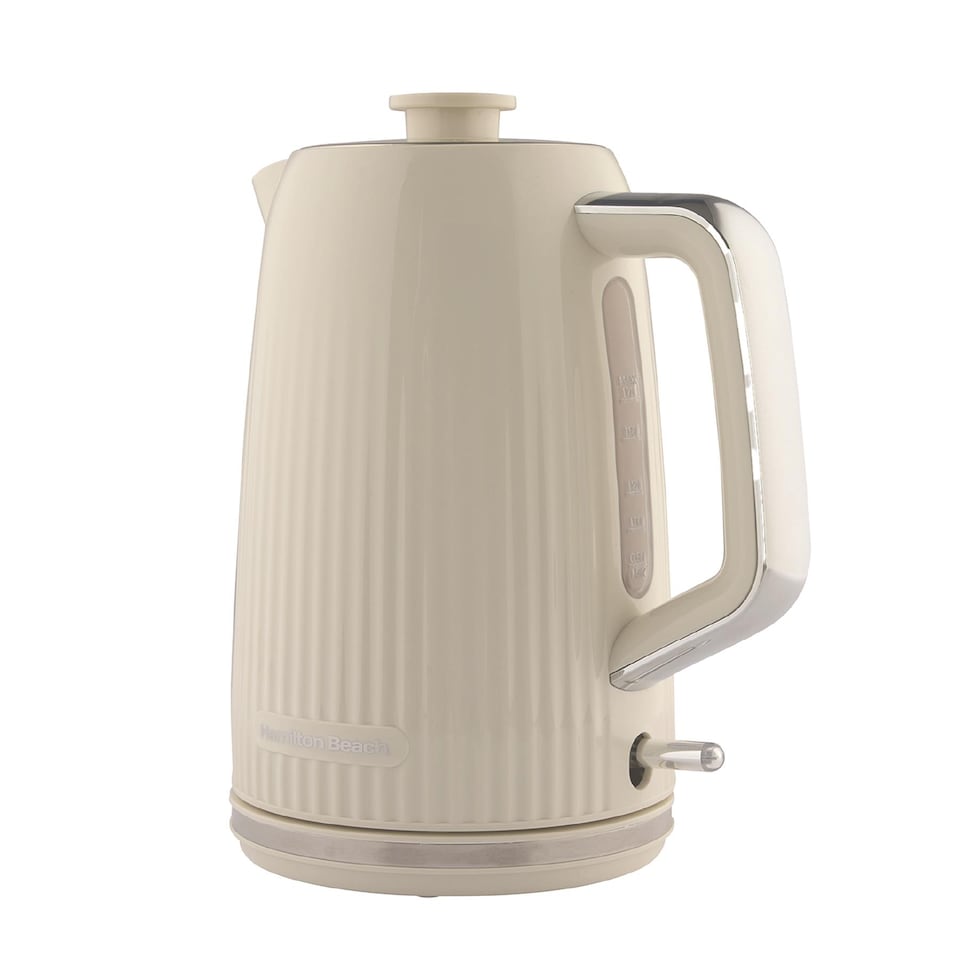 image 1 of Hamilton Beach Miami Kettle & Toaster Set Sand
