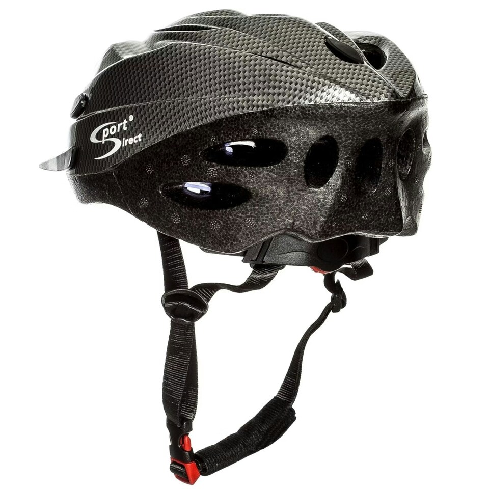 image 1 of Sport Direct 18 Vent MTB Bike Adult Helmet 58-61cm Graphite Crash Guarantee* | Silver | L