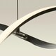 image 3 of ValueLights Infinity Black Double Twist Integrated LED Ceiling Light