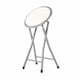 image 7 of Oypla White Padded Folding Breakfast Kitchen Bar Stool Seat