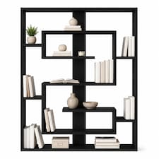 Decorotika Esteban Geometric Bookcase | Black