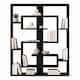image 1 of Decorotika Esteban Geometric Bookcase | Black