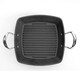 image 2 of Samuel Groves Britannia Cast Iron 26cm Double Handle Square Grill