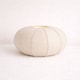 image 3 of CGC LIBBY Large Oatmeal Rounded Stretch Linen Fabric Lampshade