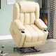 image 2 of Sheridan Dual Motor Electric Riser Recliner with Massage and Heat - Cream