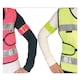 image 2 of HyVIZ Rider Elasticated Arm/Leg Band - Yellow/Navy - One Size