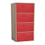 Antique Oak & Red
