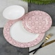 image 3 of 12pc Tallulah Pink & Gold Dinner Set