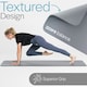 image 4 of Pilates Mat with Strap (10mm Thick) - Grey