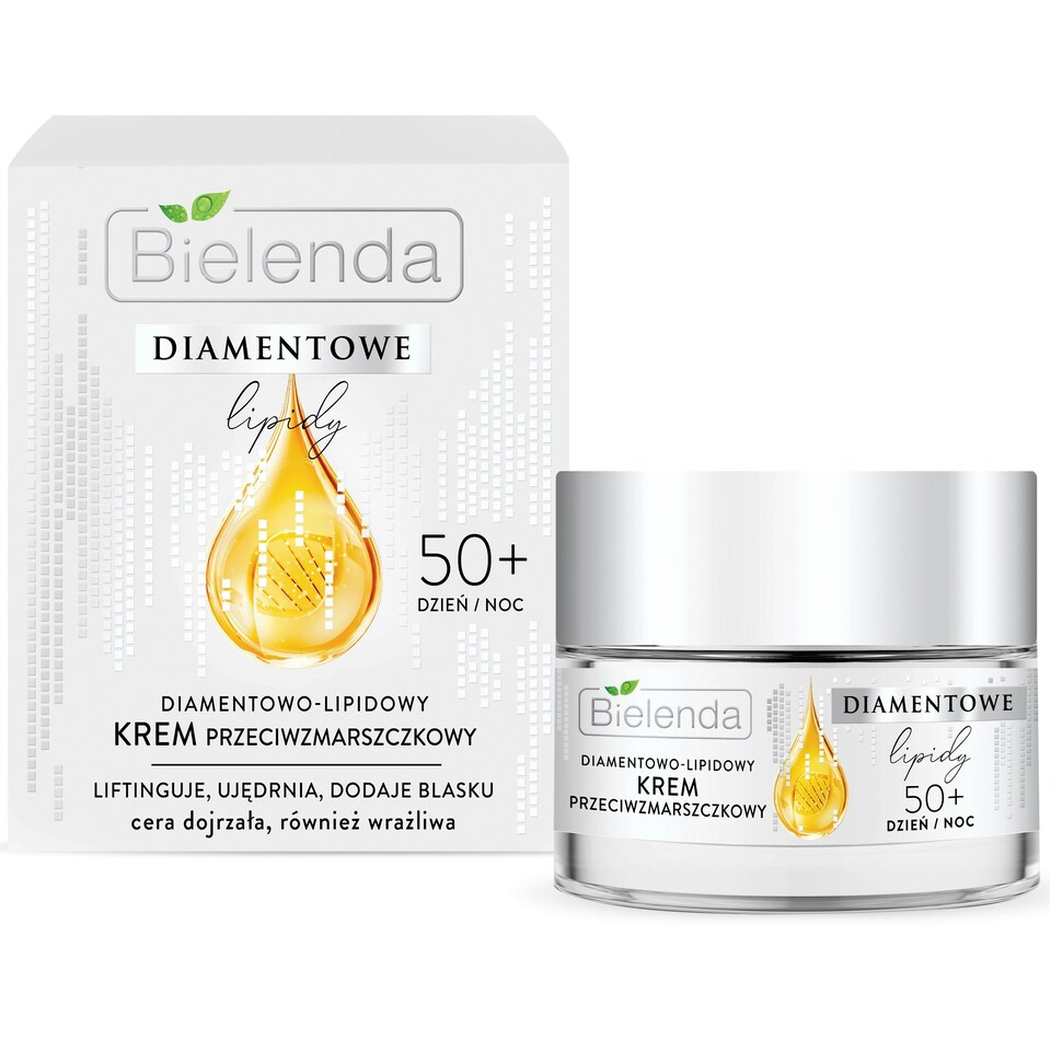 image 1 of Bielenda Diamond Lipids Anti Wrinkle Cream 50+ Day/ Night 50ml