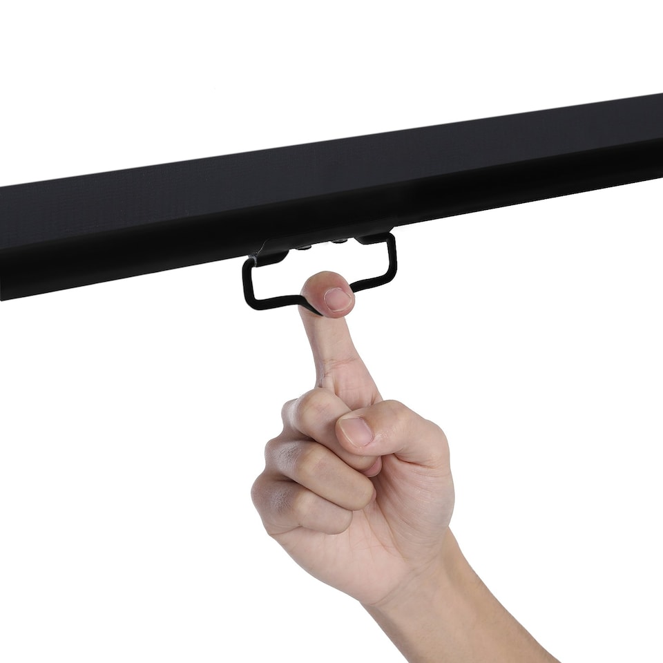 image 1 of Living and Home Manual Pull-Down Projector Screen  - 238cm W x 177cm H