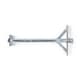 image 8 of Nedis Steel TV Aerial Mast Pole Wall Facia Loft Mount Adjustable 550mm 32-42mm