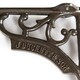 image 2 of Hammer & Tongs Ornate Iron Shelf Bracket - D150mm - Raw