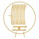 image 1 of Golden Circle Balloon Arch Frame Flower Balloon with Floor Base - 180cm