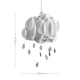 image 4 of ValueLights Children's Cloud & Rain Drops White Ceiling Pendant Shade