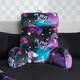 image 3 of OHS Soft Plump Cosy Reading Support Sofa Bed Pillow Cuddle Cushion With Head Rest Purple | Neon Purple Gaming | 80 x 60cm