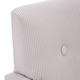 image 4 of Premier Kids Pink and White Stripe Rocker with Footstool for Kids, Velvet Stool, Adjustable Sofa Footstool, Ergonomic Sofa