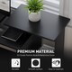 image 5 of HOMCOM Computer Desk with Sliding Keyboard Tray Storage Drawer Shelf Home Office Workstation Black