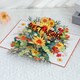image 4 of Sunflower Charm Orange 3D Pop Up Greeting Card