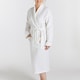 image 2 of Martex Linen Bathrobe Small White